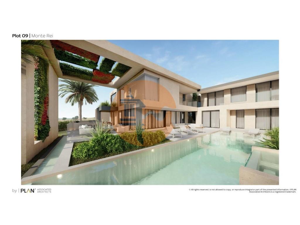 Perceel grond bestemd voor de bouw van een villa T5, met 2 verdiepingen en kelder in kavel 9 van Mon