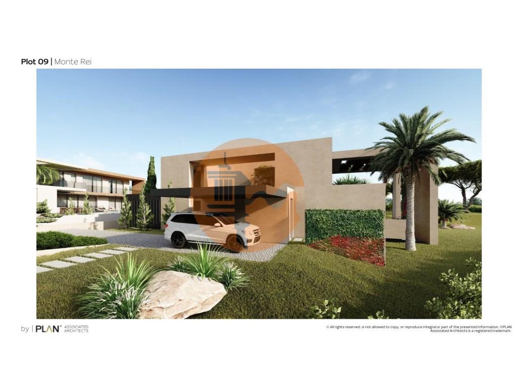 Perceel grond bestemd voor de bouw van een villa T5, met 2 verdiepingen en kelder in kavel 9 van Mon