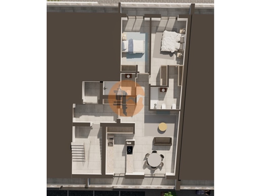 2-Zimmer-Wohnung in São Bras de Alportel - Neu - im Bau