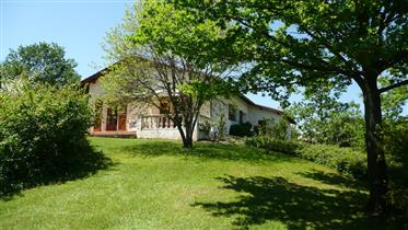 House in a green setting