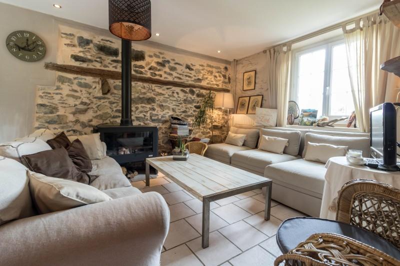 Old house completely renovated into guest rooms