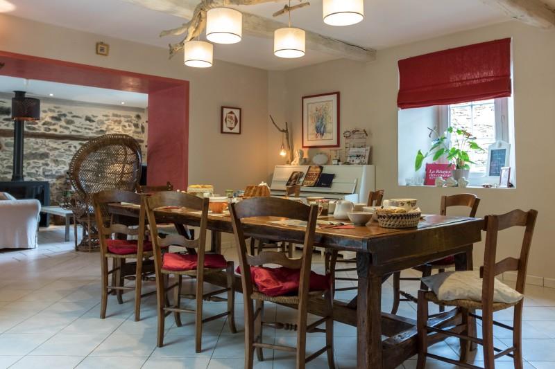 Old house completely renovated into guest rooms