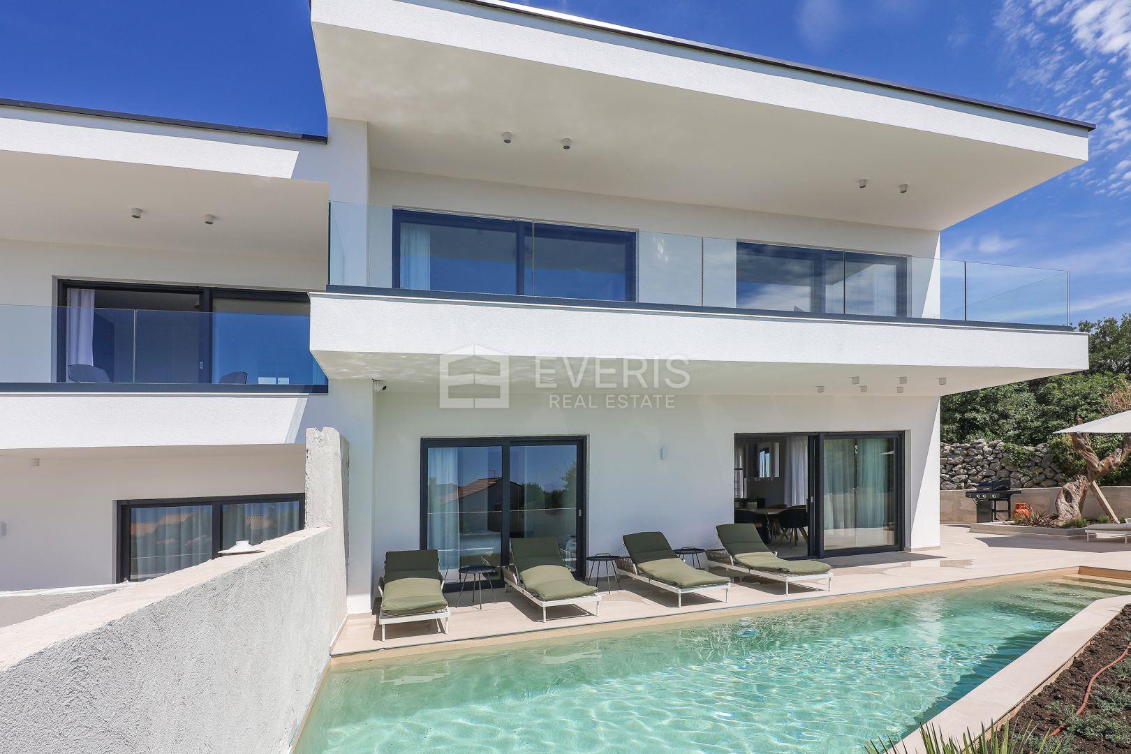 Island of Pag, luxury villa with pool