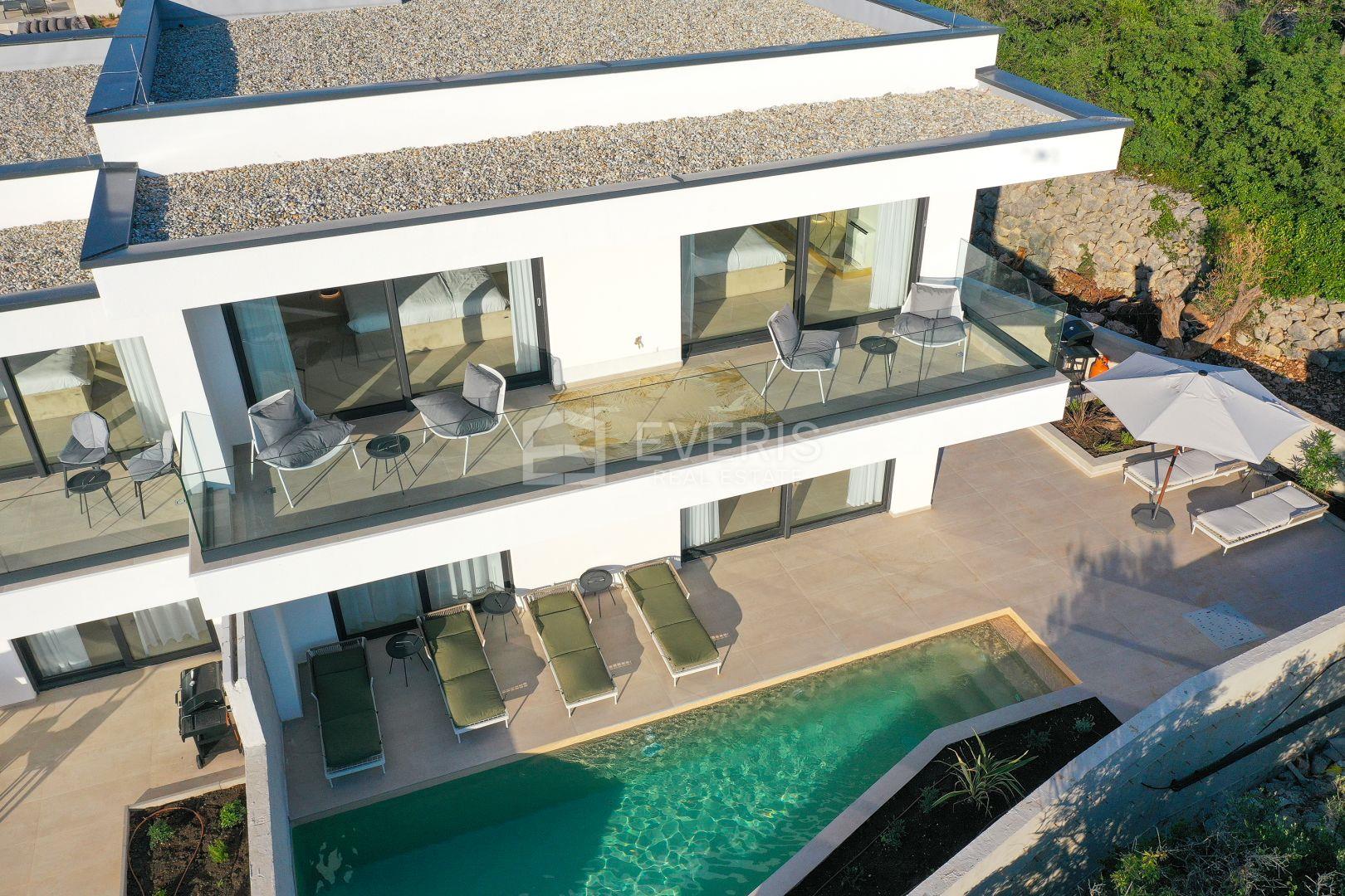 Island of Pag, luxury villa with pool