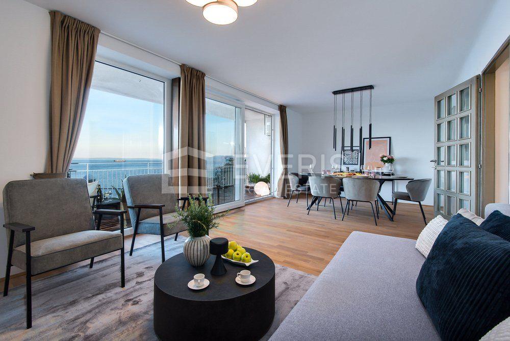 Opatija, Volosko, apartment 118 m2 with sea view