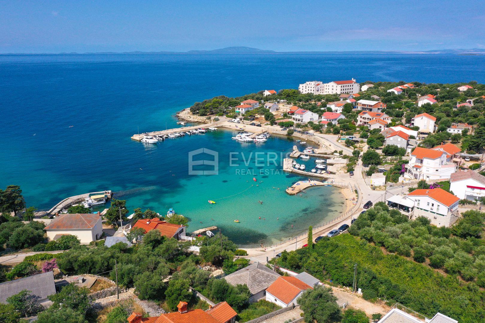 Island of Pag, Novalja, luxury villa with pool and sea view