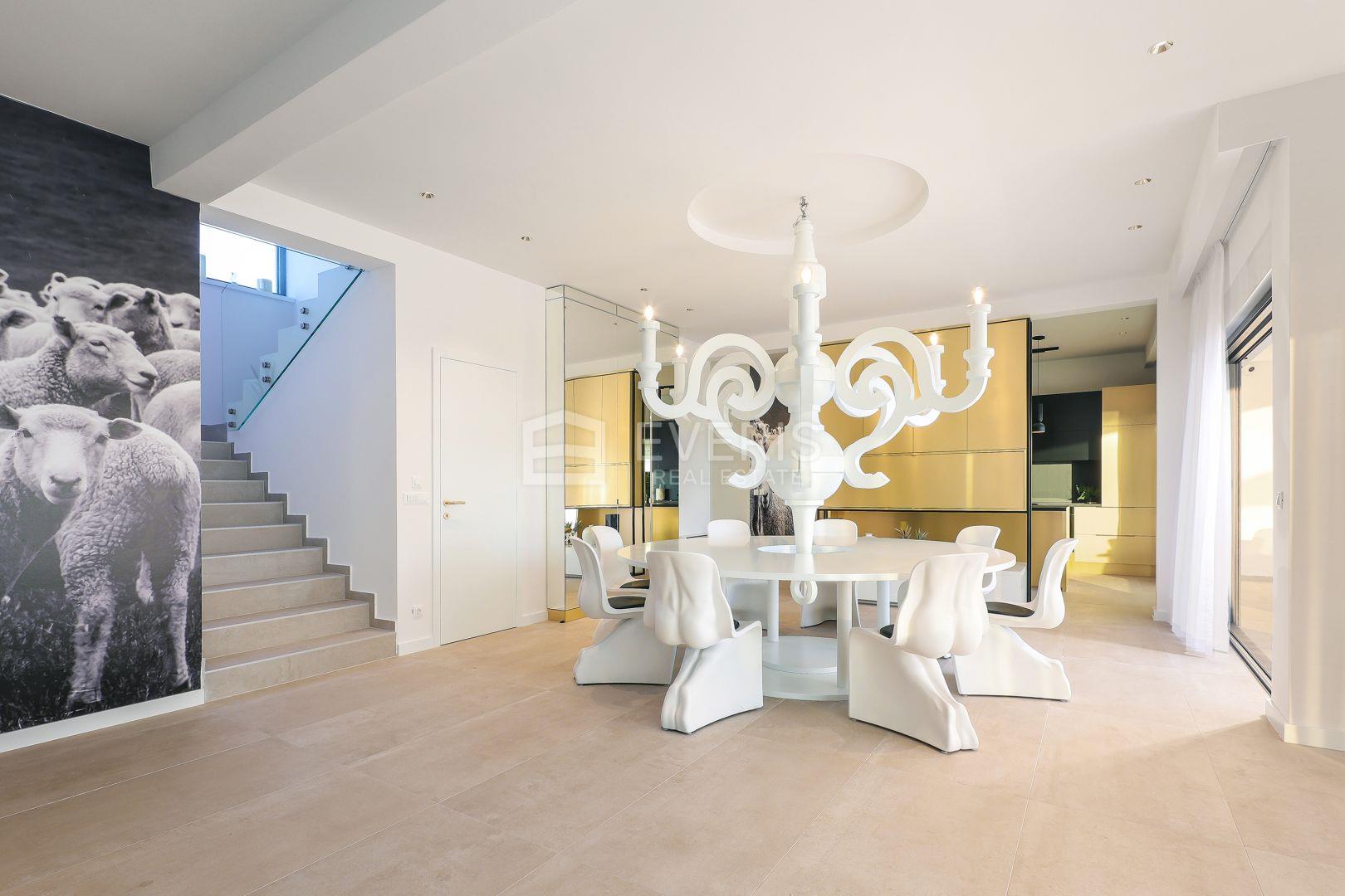 Island of Pag, Novalja, luxury villa with pool and sea view