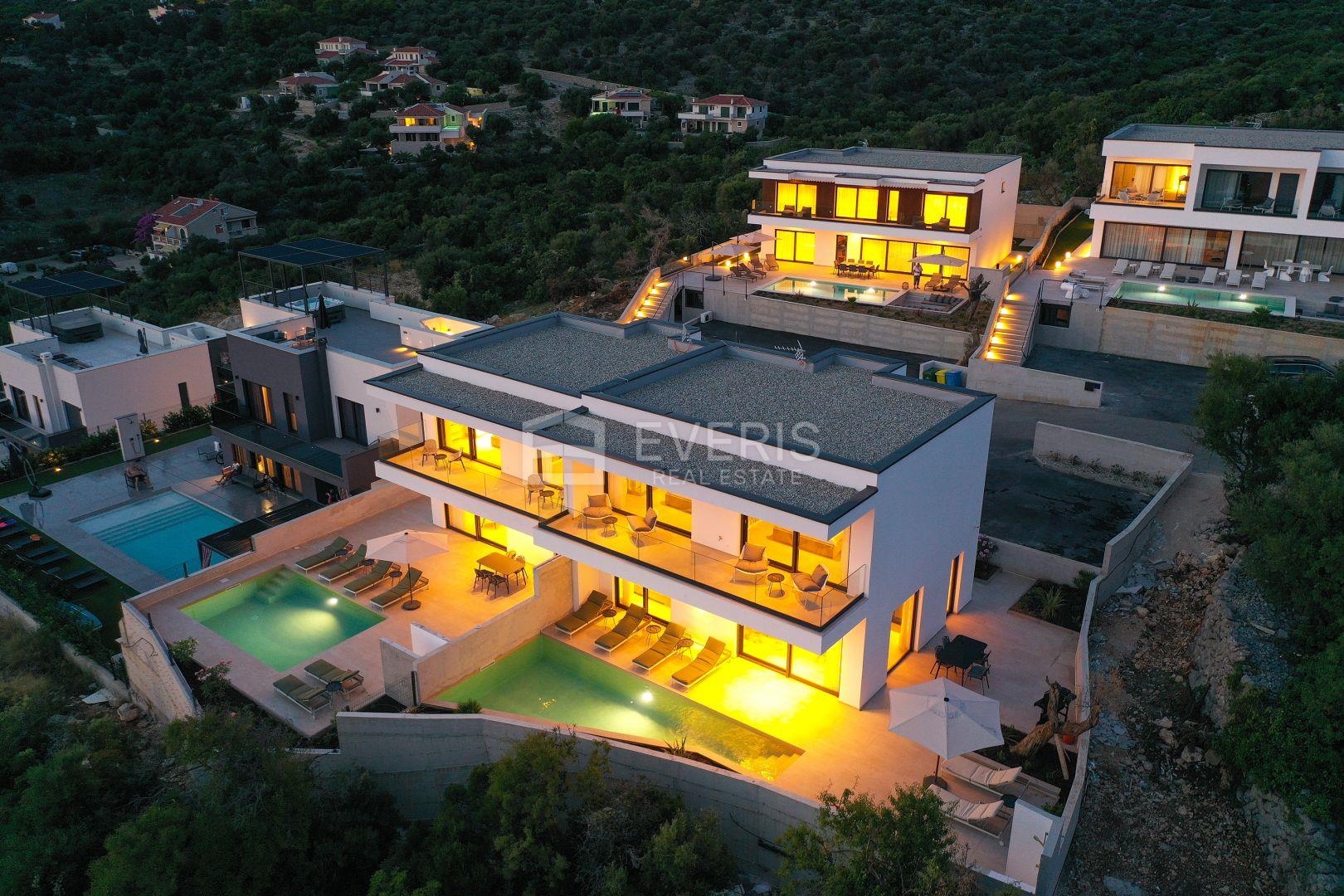 Island of Pag, luxury villa with pool