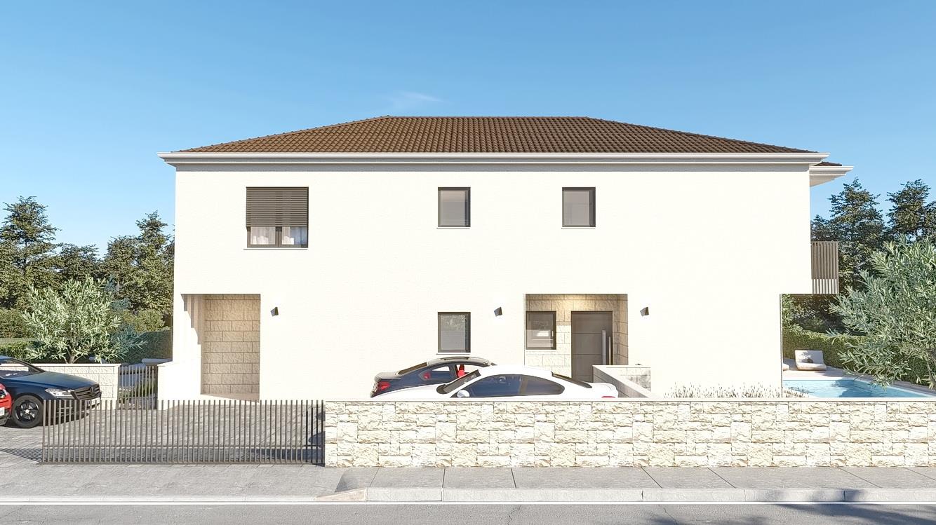 Malinska area, semi-detached house with swimming pool in a quiet location!