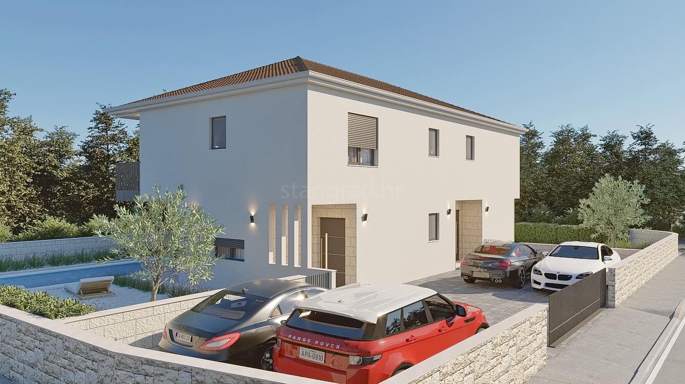 Malinska area, semi-detached house with swimming pool in a quiet location!