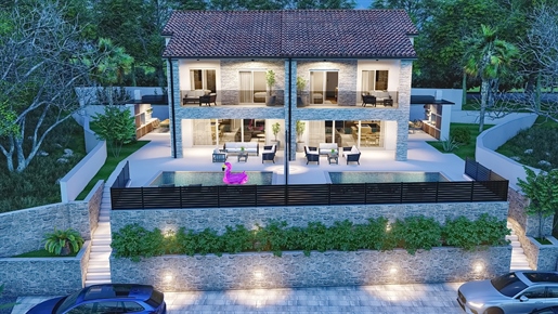 Malinska, attractive house with swimming pool in a quiet location!
