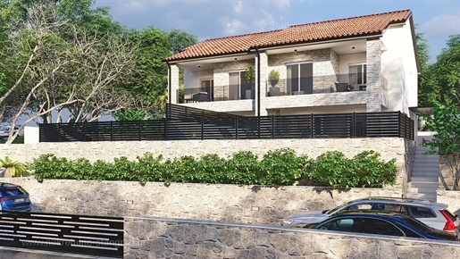 Malinska, luxury villa with swimming pool and sea view!
