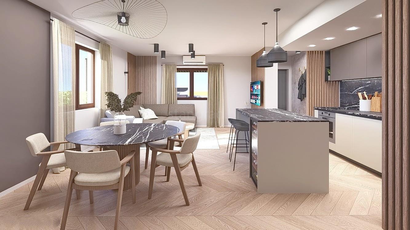 Malinska, ground floor apartment with large terrace!