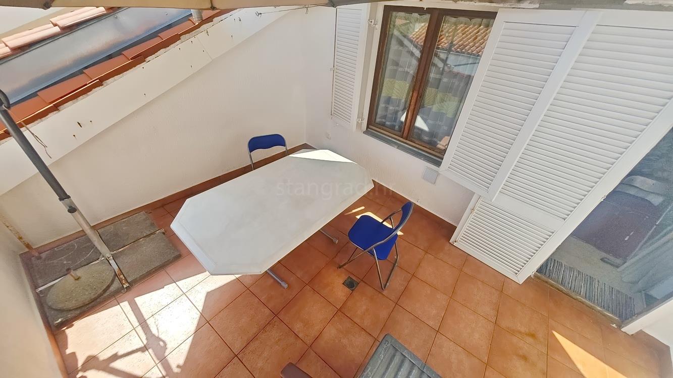 Krk, stone house with terrace and sea view!