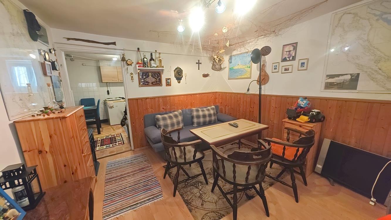 Krk, stone house with terrace and sea view!