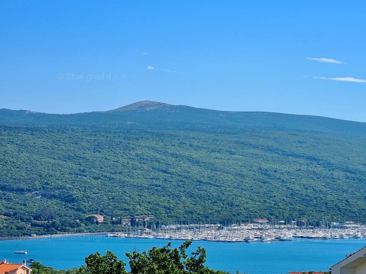 Krk area, two-story apartment with sea view for sale!