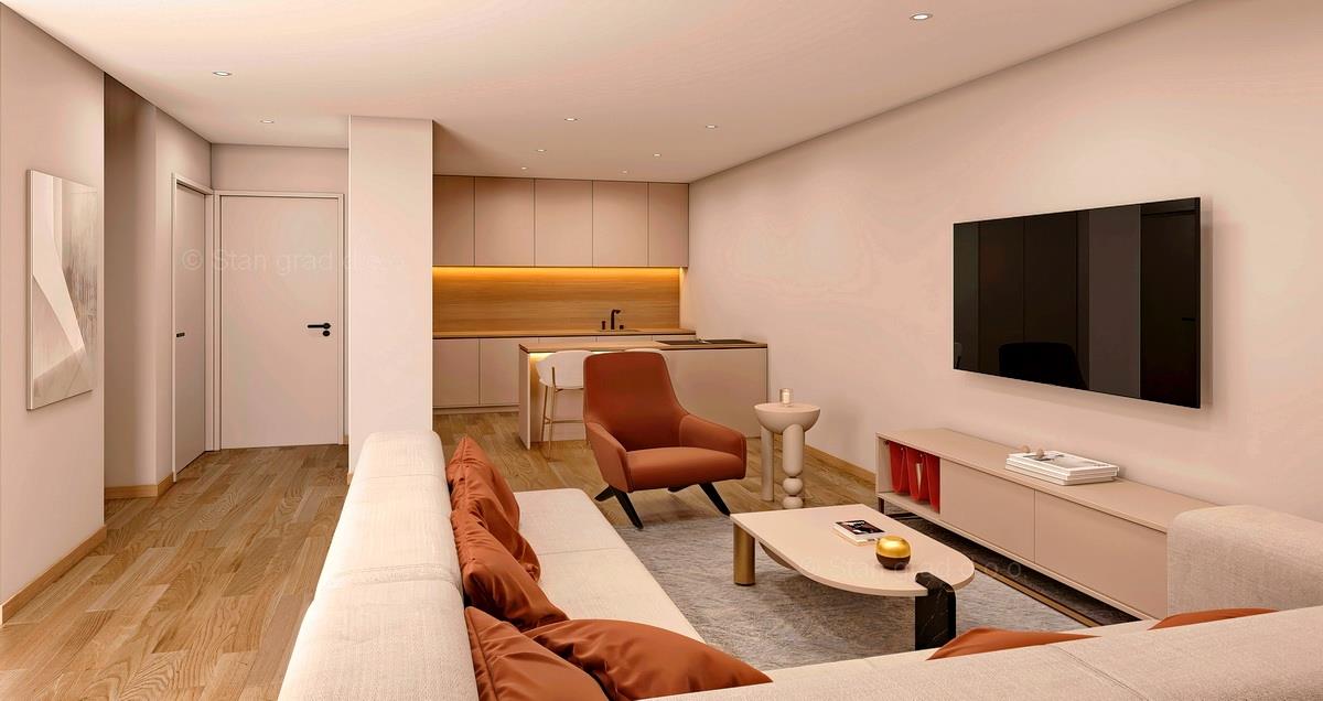 Island of Krk, city of Krk, two-story apartment in a new building, for sale!