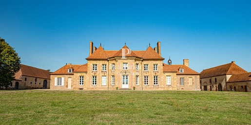 Château Moulins 22 rom (r) 1600 m2, kapell, svømmebasseng, uthus og våningshus