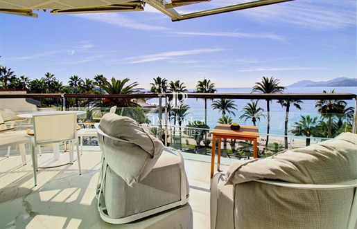 Cannes Croisette - Renovierte Wohnung mit Panoramablick auf das Meer
