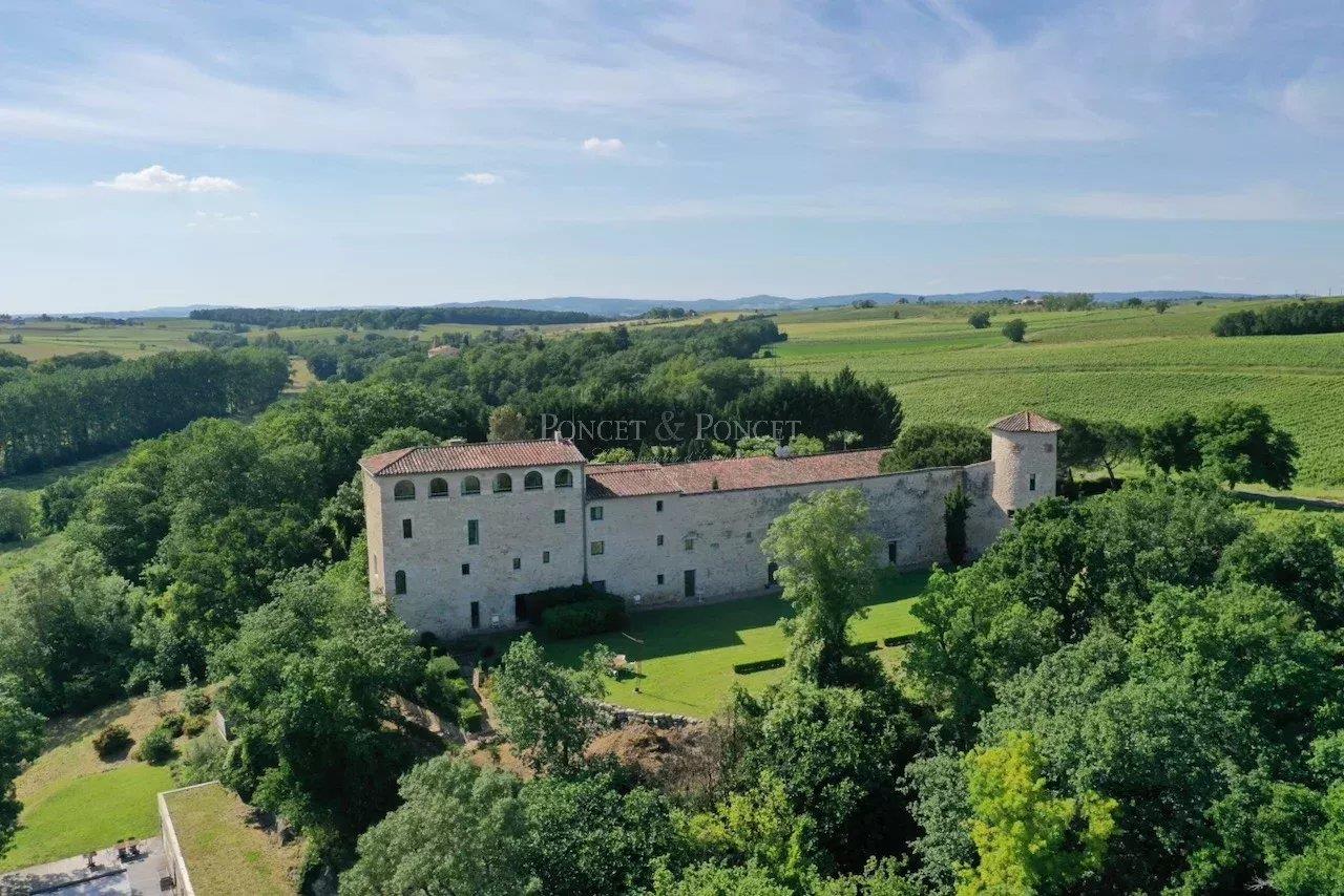 Near Toulouse, Château XIIIè in excellent condition with hotel activity