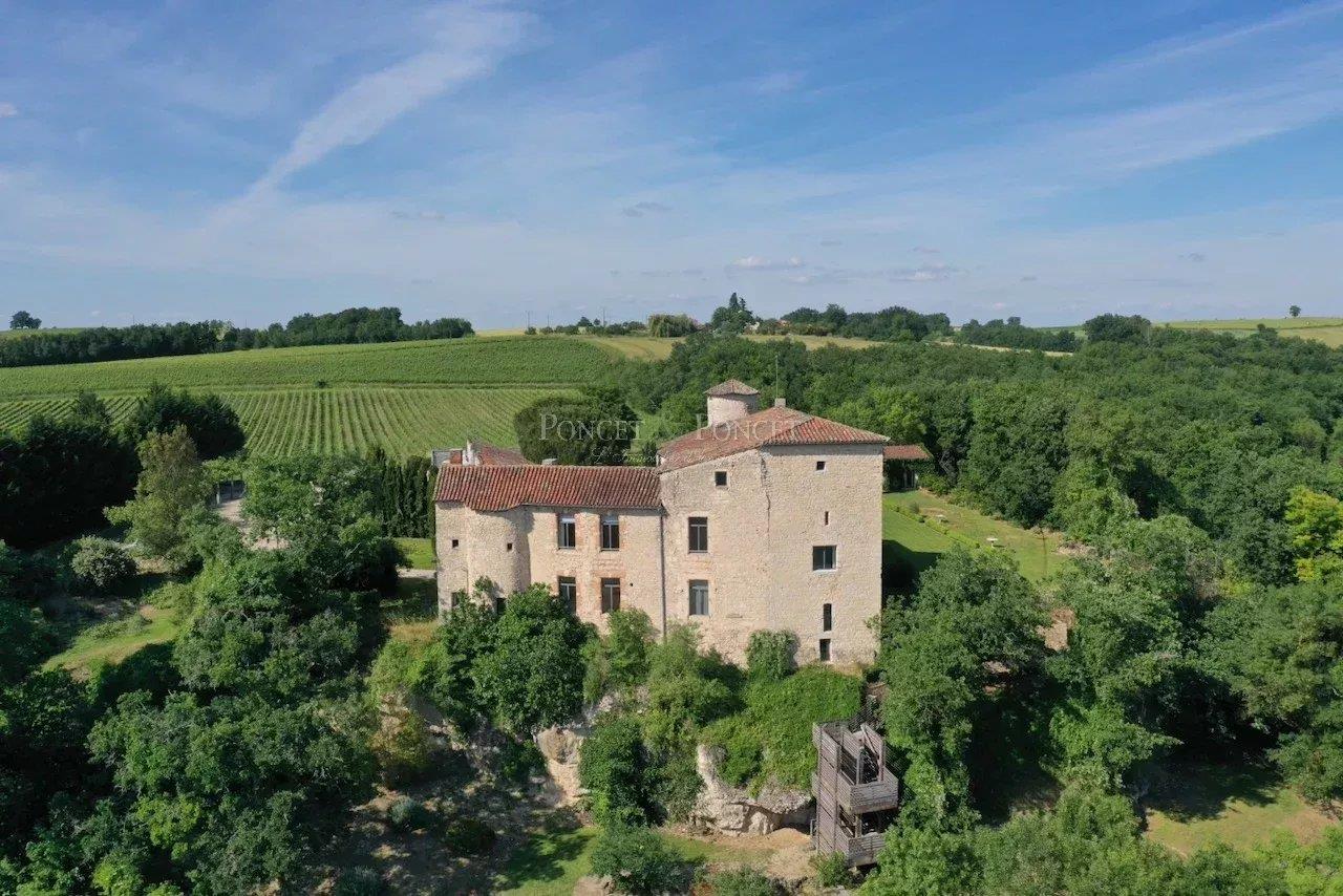 Near Toulouse, Château XIIIè in excellent condition with hotel activity