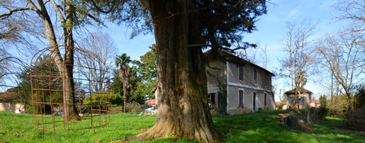 In vendita a Eauze, Gers: spaziosa vecchia casa da ristrutturare completamente con annessi su ampi