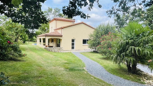 For Sale Close To Gondrin, Gers: Superb Light-Filled 4-Bed Villa, Swimming Pool, Large Basement, Gro