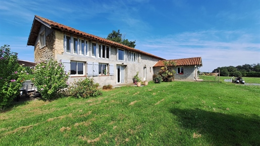 For Sale In The Gers, Close To Castelnau Magnoac: Detached Property with Pyrenees Views In The Beaut