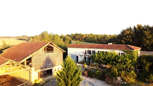 Stunning Equestrian Property For Sale Close To Montesquiou, Gers: Two Houses, Outbuildings, Loose Bo