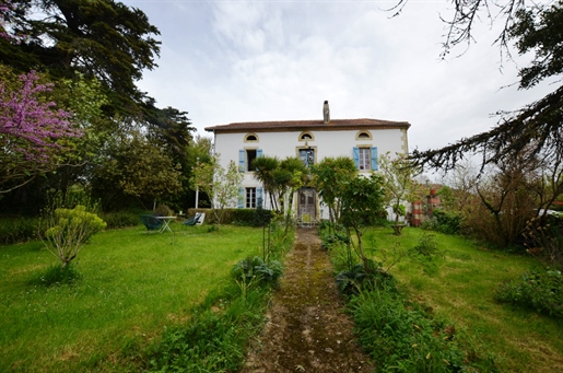 For Sale, Vic-Fezensac Area, Gers: Beautiful Gascon House, Maison De Maître Style, 6 Beds And Outbui