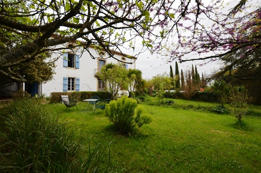 For Sale, Vic-Fezensac Area, Gers: Beautiful Gascon House, Maison De Maître Style, 6 Beds And Outbui
