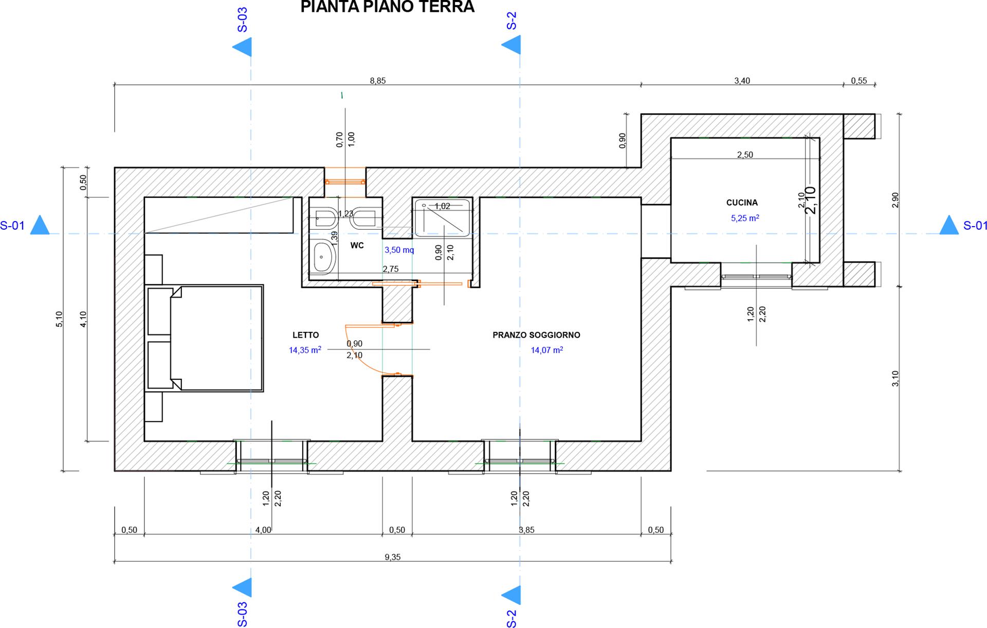 Panoramic house In Sangineto – Turnkey Two‑Unit Property