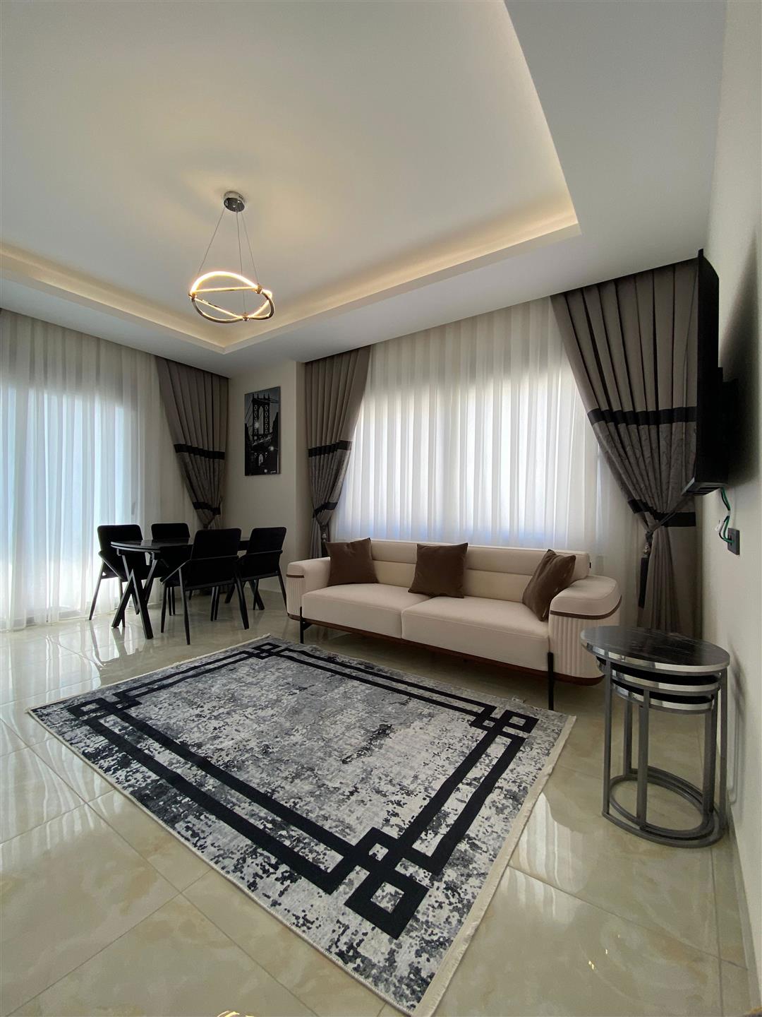 Furnished 2-Bedroom Apartment in Sonas Diamond, Mahmutlar Alanya
