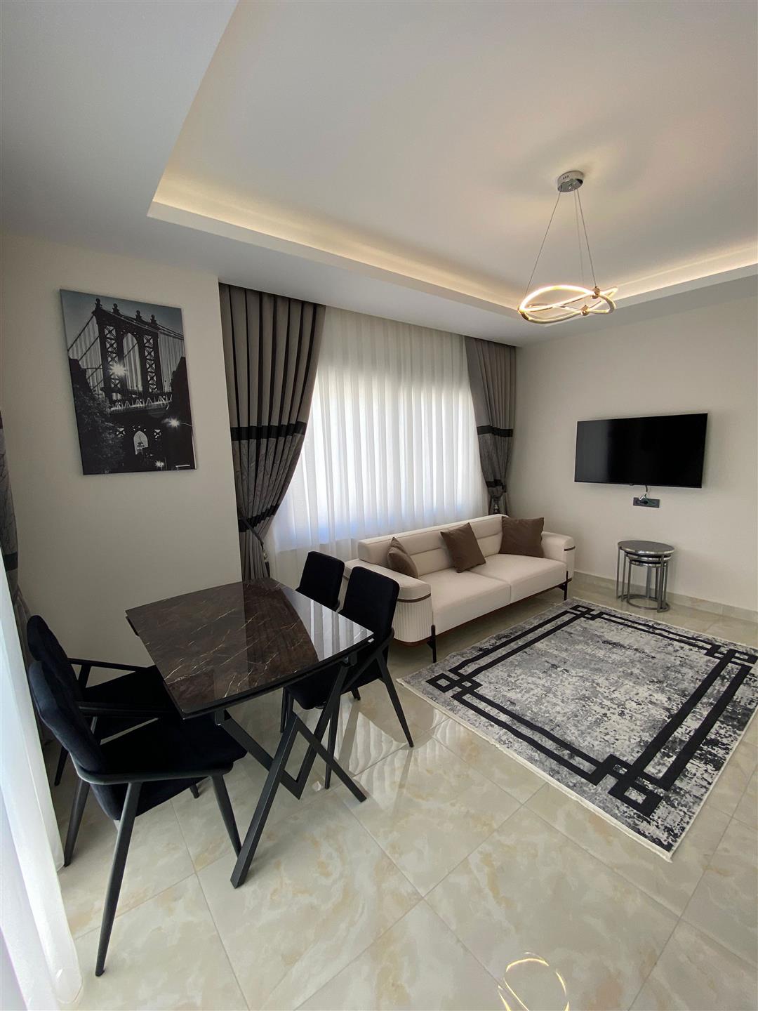 Furnished 2-Bedroom Apartment in Sonas Diamond, Mahmutlar Alanya