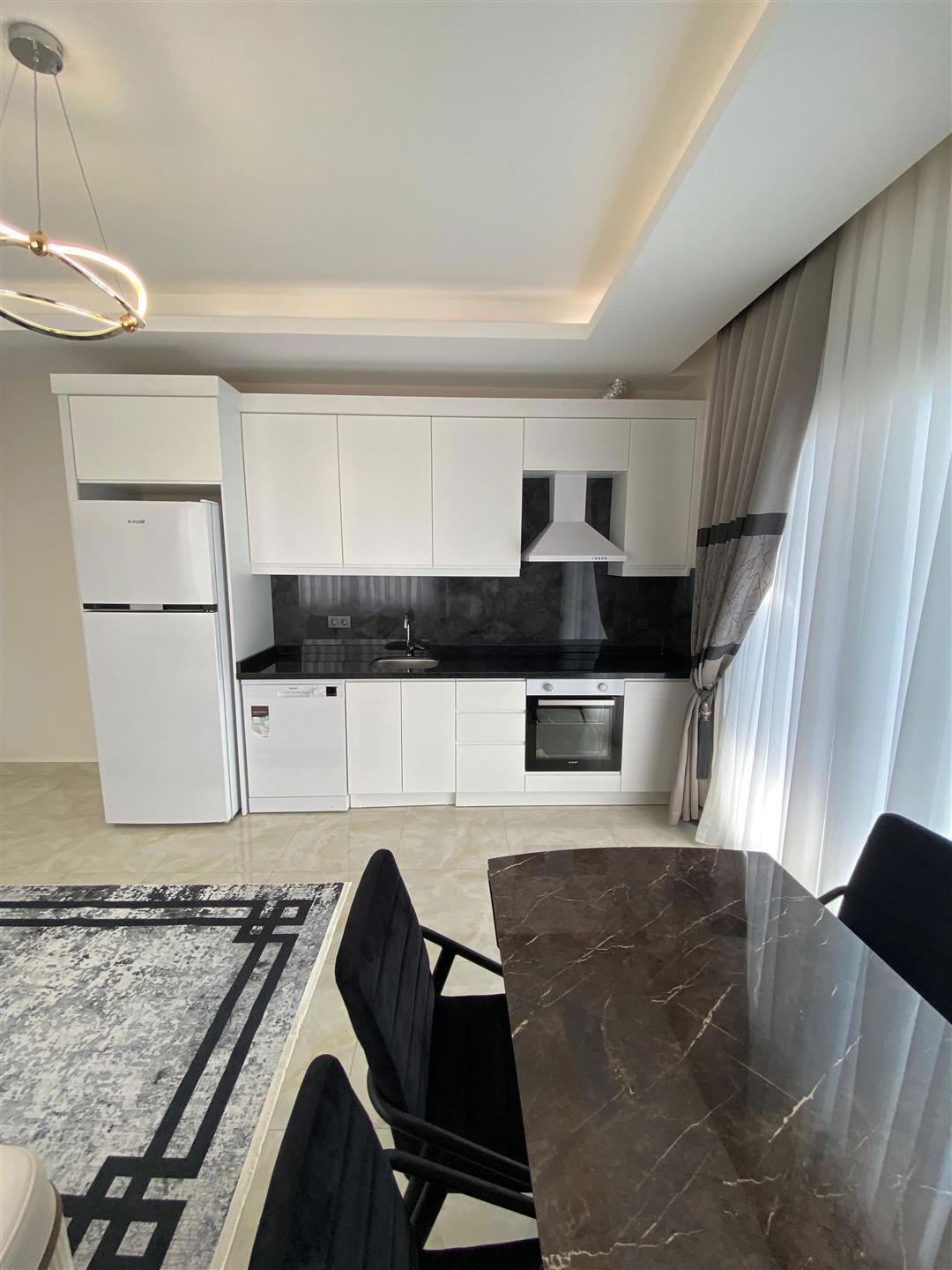 Furnished 2-Bedroom Apartment in Sonas Diamond, Mahmutlar Alanya