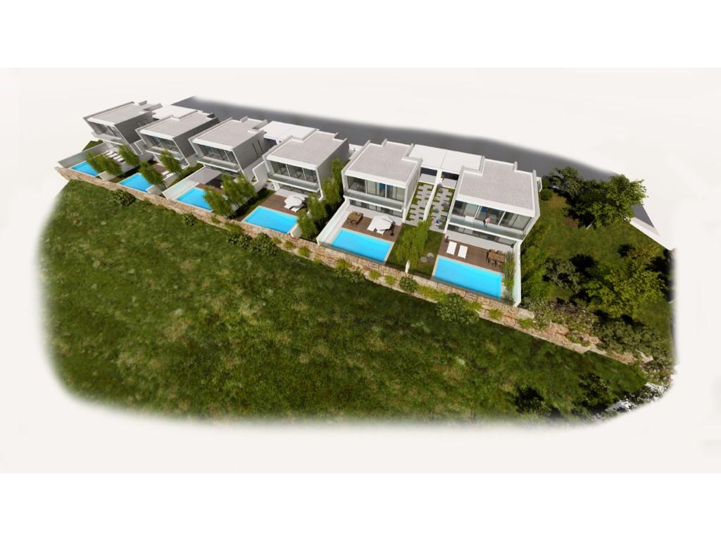 Plot of land for a two-story villa with sea view and near the beach
