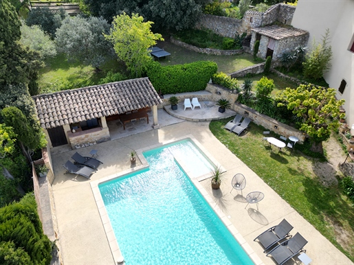 Double village house with garden and swimming pool