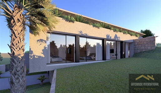 Gloednieuwe gelijkvloerse villa met zeezicht in Pera Algarve