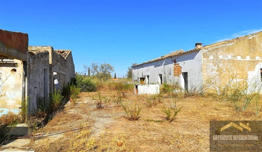 2 Property Ruins with 1.3 Hectares in Boliqueime Algarve For Sale