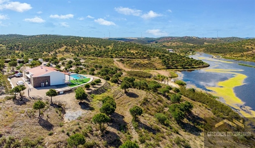 Alentejo Portugal Farmhouse With Land & Lake For Sale
