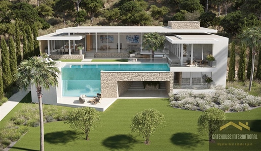 Terrain à bâtir avec projet de villa de luxe sur Monte Rei East Algarve