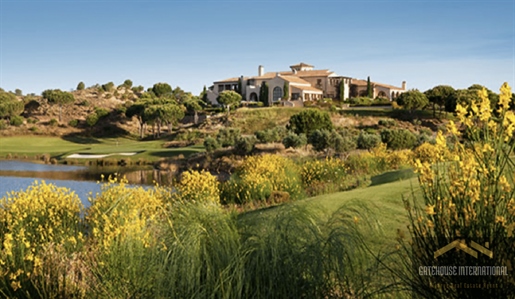 Terrain à bâtir avec projet de villa de luxe sur Monte Rei East Algarve