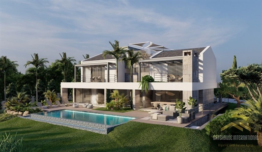 Terrain à bâtir avec projet pour une villa de 5 chambres près de Vale do Lobo Algarve