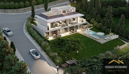 Grond om een villa met 4 slaapkamers, zwembad en overdekte spa te bouwen in Albufeira Algarve
