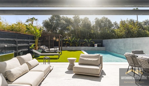 Villa contemporaine neuve de 4 chambres avec piscine à Almancil, en Algarve