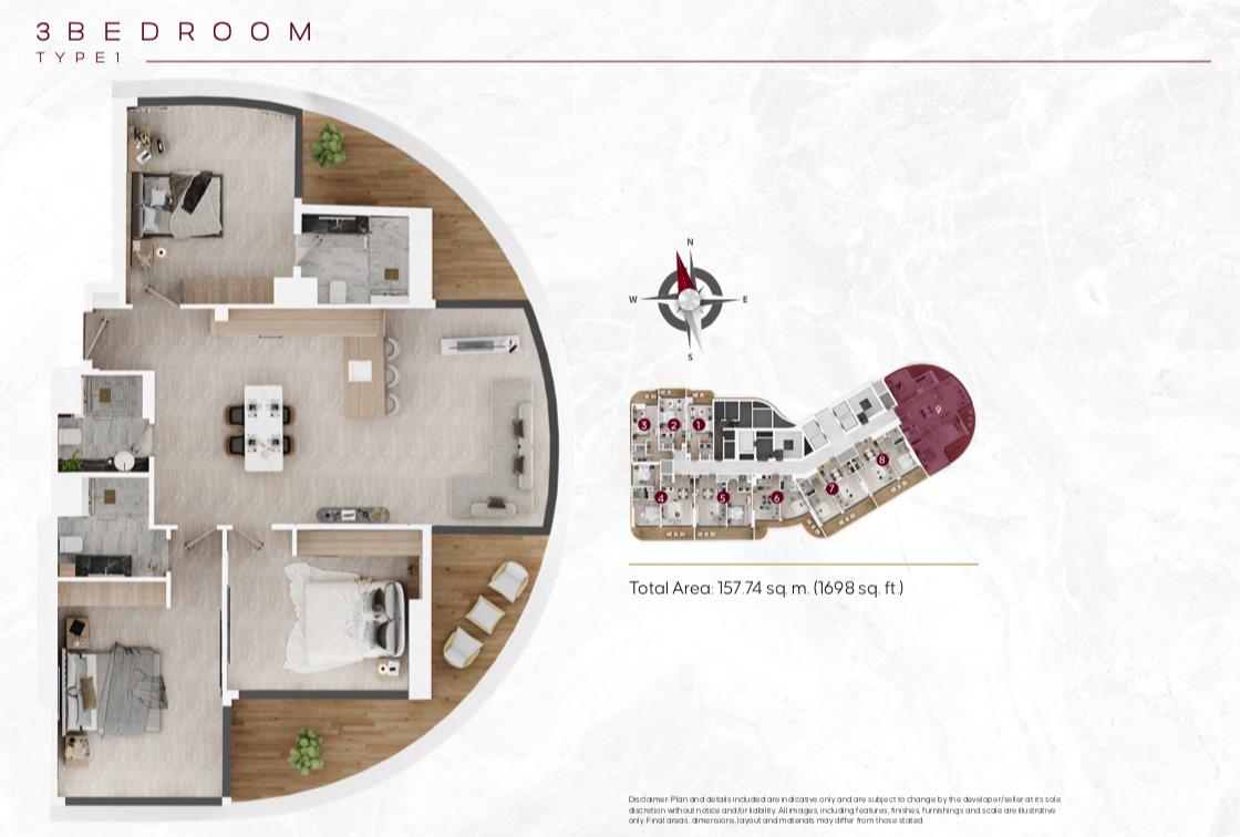 Vastu apt, Fully furnished, Hotel-like Amenities 