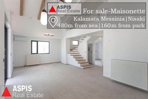 (Zu Verkaufen) Maisonette für Wohngebäude || Messinia/Kalamata - 121 m², 4 Schlafzimmer, 363.000€