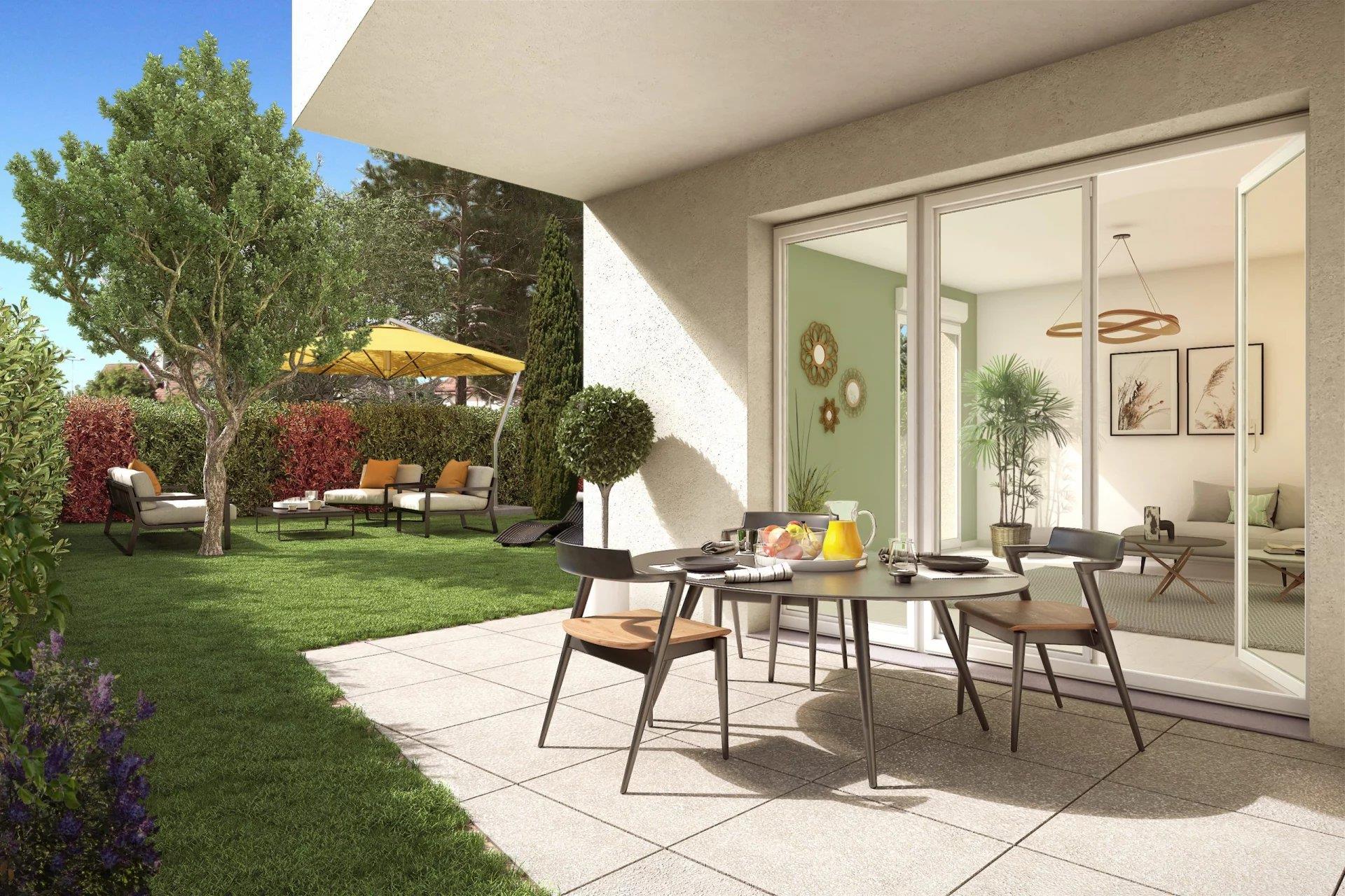 Draguignan, one bedroom flat with balcony & parking