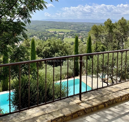 Prachtig moderne villa in de Provence met spectaculair uitzicht.