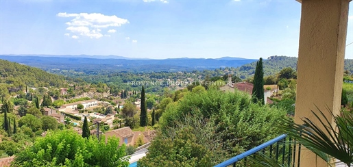 Cotignac, villa med 3 soveværelser og panoramaudsigt, landskabet.